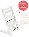 Sedia Evolutiva Tripp Trapp Bianco in Legno di Faggio + Cuscino Wheat Cream Omaggio! Sedia Evolutiva Tripp Trapp Bianco in Legno di Faggio + Cuscino Wheat Cream Omaggio!
