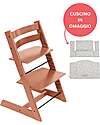 Sedia Evolutiva Tripp Trapp Terracotta in Legno di Faggio + Cuscino Star Silver Omaggio! Sedia Evolutiva Tripp Trapp Terracotta in Legno di Faggio + Cuscino Star Silver Omaggio!