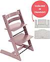 Sedia Evolutiva Tripp Trapp Malva in Legno di Faggio + Cuscino Star Silver Omaggio! Sedia Evolutiva Tripp Trapp Malva in Legno di Faggio + Cuscino Star Silver Omaggio!