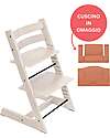 Sedia Evolutiva Tripp Trapp Bianco Calce in Legno di Faggio + Cuscino Terracotta Omaggio! Sedia Evolutiva Tripp Trapp Bianco Calce in Legno di Faggio + Cuscino Terracotta Omaggio!