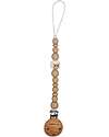 Clip Portaciuccio in Silicone - Massaggiagengive - Beige - Collezione Sheep