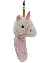 Charm Spirit l'Unicorno - Bianco e Rosa - 25 x 8 x 12 cm - 100% Materiali Riciclati