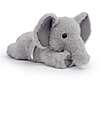 Peluche Tai l'Elefante - il Peluche che ti Abbraccia - 38 x 19 x 14 cm - 100% Materiali Riciclati