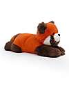 Peluche Rusty il Panda Rosso - il Peluche che ti Abbraccia - 43 x 15 x 15 cm - 100% Materiali Riciclati
