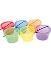 Secchielli Traslucidi - Arcobaleno - 6 Pezzi - 1,5 L - 18m+