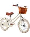 Bicicletta Classic Vintage 14"- Crema - Da 3 a 6 Anni - Rotelle Rimovibili