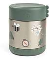 Contenitore Termico Cibo in Acciaio Inox - Tiny Trails - Verde - 300 ml