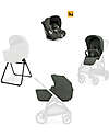 Aptica System Quattro - Ivy Green - Seduta All Season + Culla Open Up + Standup + Seggiolino Auto Darwin