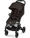 Passeggino Beezy - Chocolate Brown - Telaio Nero - Il più Compatto