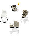 Electa System Quattro - Hangar Beige - Seduta All Season + Culla Open Up + Standup + Seggiolino Auto Darwin