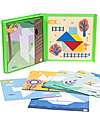 Gioco Tangram Magnetico - 18 Pezzi - Oltre 20 Forme Componibili! - 3+ Anni