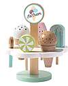 Set Gelato in Legno - 9 Pezzi - 15 x 15 x 16,4 cm - 3+ Anni