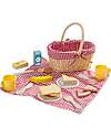 Cestino da Picnic Legno - 23 Pezzi - 22 x 15 x 25 cm - 3+ Anni