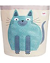 Cesto Portatutto - Gatto Blu - 100% Cotone