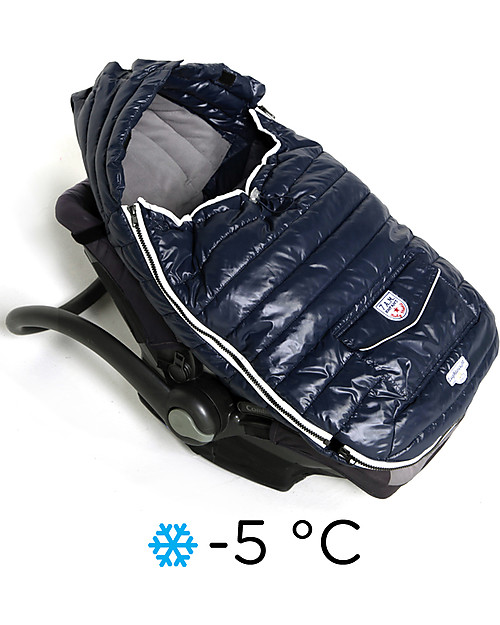 7AMenfant Sacco Passeggino Baby Shield Midnight Blue -  Copertura Modulabile Sacchi Passeggino