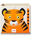 Contenitore Portaoggetti - Tigre Arancione - Compatibile con scaffali Ikea Kallax