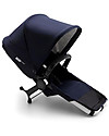 Kit di Conversione Duo Completo per Carrozzina Passeggino Bugaboo Donkey 3 Classic - Telaio Alluminio+Rivestimento Blu Scuro+Cappottina Blu Scuro Kit di Conversione Duo Completo per Carrozzina Passeggino Bugaboo Donkey 3 Classic - Telaio Alluminio+Rivestimento Blu Scuro+Cappottina Blu Scuro