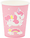 A Little Lovely Company 12 Bicchieri di Carta per Feste - Unicorno Set Pappa