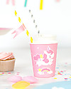 A Little Lovely Company 12 Bicchieri di Carta per Feste - Unicorno Set Pappa