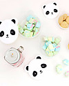 A Little Lovely Company 4 Porta Pranzo Panda - Bianco/Nero - Senza BPA o ftalati Contenitori Termici