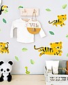 A Little Lovely Company Adesivi da Parete, Tigre - 17 Adesivi Adesivi da Parete