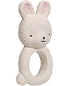 A Little Lovely Company Anello da Dentizione, Coniglietto Bianco - 100% Gomma Naturale Massaggiagengive