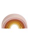 A Little Lovely Company Arcobaleno Impilabile in Silicone  Alimentare - Tramonto Giochi per Neonati_