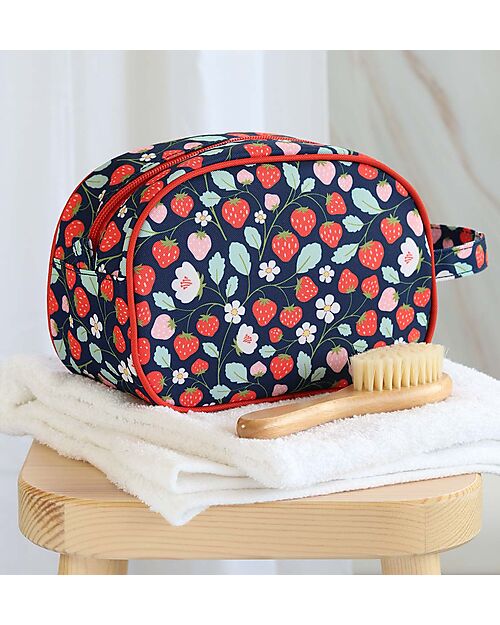 A Little Lovely Company Astuccio Grande - Fragole - 20.5 x 14 x 9.5 cm Astucci per la Scuola