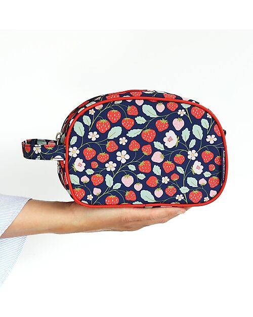 A Little Lovely Company Astuccio Grande - Fragole - 20.5 x 14 x 9.5 cm Astucci per la Scuola