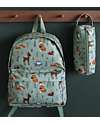 A Little Lovely Company Astuccio per la Scuola con Chiusura a Zip - Amici della Foresta - 20x8x7 cm Astucci per la Scuola