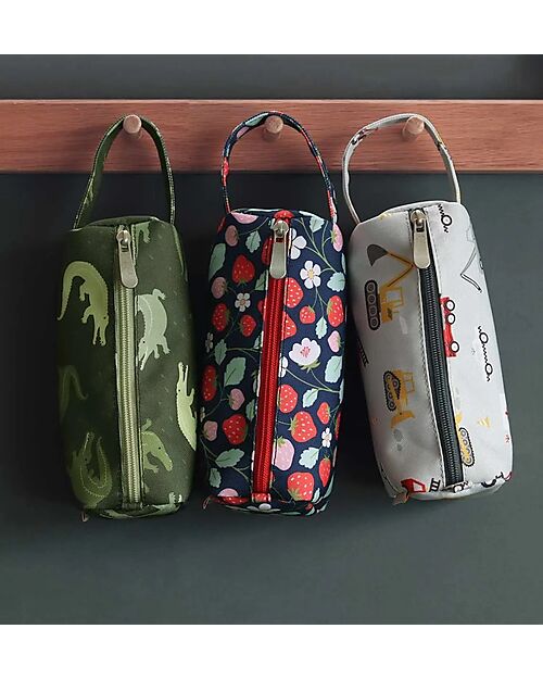 A Little Lovely Company Astuccio per la Scuola con Chiusura a Zip - Coccodrilli - 20x8x7 cm Astucci per la Scuola