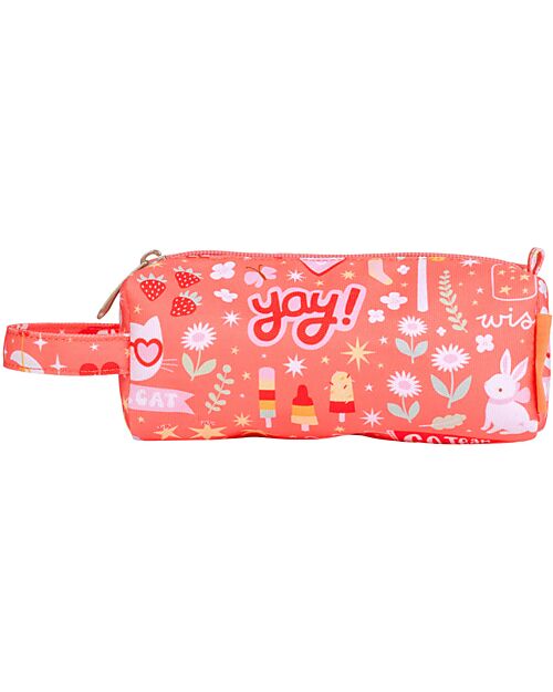A Little Lovely Company Astuccio per la Scuola con Chiusura a Zip - Fun - 20x8x7 cm Astucci per la Scuola