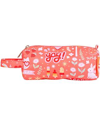 A Little Lovely Company Astuccio per la Scuola con Chiusura a Zip - Fun - 20x8x7 cm Astucci per la Scuola