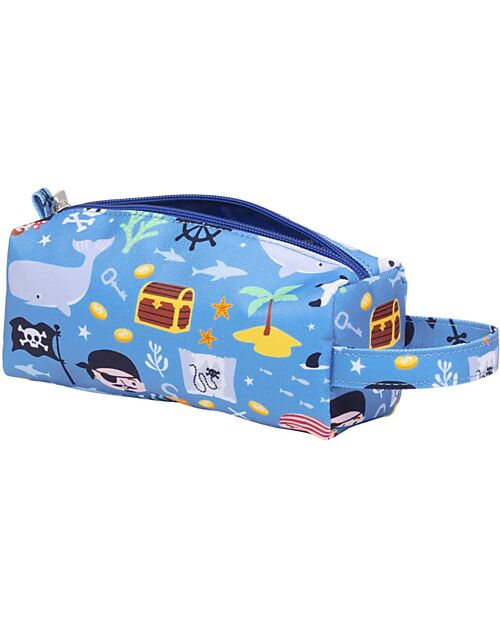 A Little Lovely Company Astuccio per la Scuola con Chiusura a Zip - Pirati - 20x8x7 cm Astucci per la Scuola