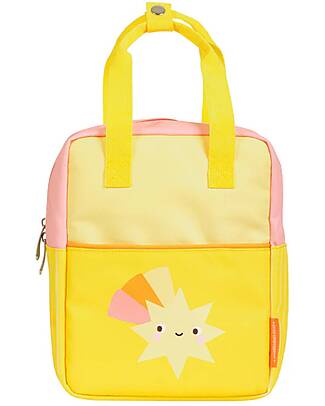 A Little Lovely Company Backpack with Handles - Shooting Stars - 21 x 26 x 10 cm Kindergarten Backpacks