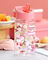 A Little Lovely Company Borraccia con Cannuccia 450 ml - Fun - Senza BPA! Borracce non Termiche