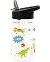 A Little Lovely Company Borraccia con Cannuccia 450 ml - Galaxy - Senza BPA! Borracce non Termiche