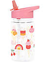 A Little Lovely Company Borraccia con Cannuccia 450 ml - Gelato - Senza BPA! Borracce non Termiche