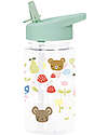 A Little Lovely Company Borraccia con Cannuccia 450 ml - Gioia - Senza BPA! Borracce non Termiche