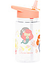 A Little Lovely Company Borraccia con Cannuccia 450 ml - Sirene - Senza BPA! Borracce non Termiche