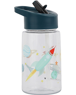 A Little Lovely Company Borraccia da Decorare con Sticker, 450 ml - Spazio Borracce Termiche