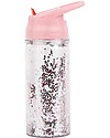 A Little Lovely Company Borraccia Glitter, 350 ml - Argento/Rosa Borracce Termiche