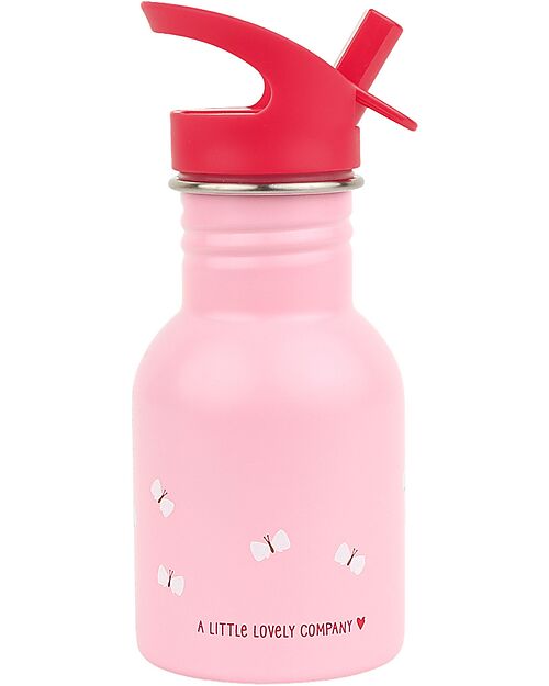 A Little Lovely Company Borraccia in Acciaio Inossidabile - 350 ml - Ciliegie Felici Borracce non Termiche