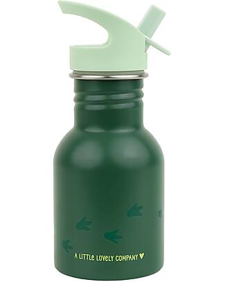 A Little Lovely Company Borraccia in Acciaio Inossidabile - 350 ml - Dinosauro Borracce non Termiche