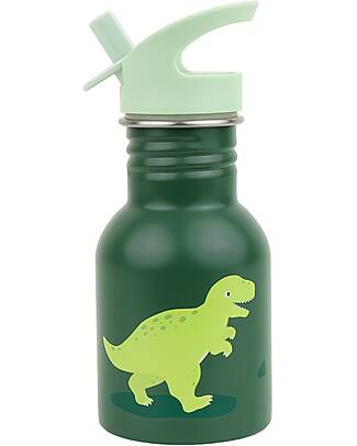 A Little Lovely Company Borraccia in Acciaio Inossidabile - 350 ml - Dinosauro Borracce non Termiche