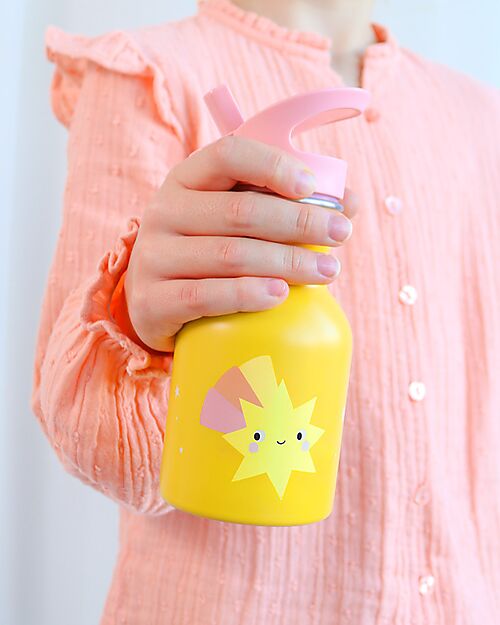 A Little Lovely Company Borraccia in Acciaio Inossidabile - 350 ml - Stelle Cadenti Borracce non Termiche