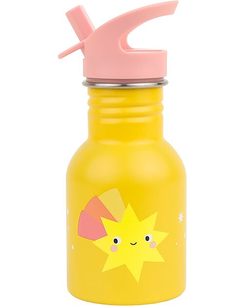 A Little Lovely Company Borraccia in Acciaio Inossidabile - 350 ml - Stelle Cadenti Borracce non Termiche