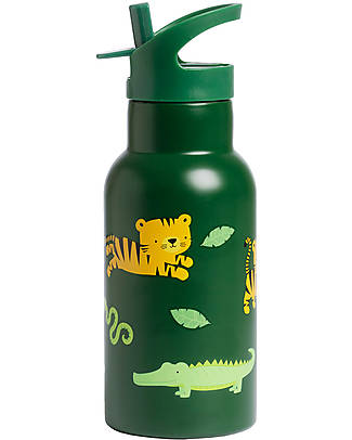 A Little Lovely Company Borraccia in Acciaio Inossidabile - 350 ml - Tigre Borracce non Termiche