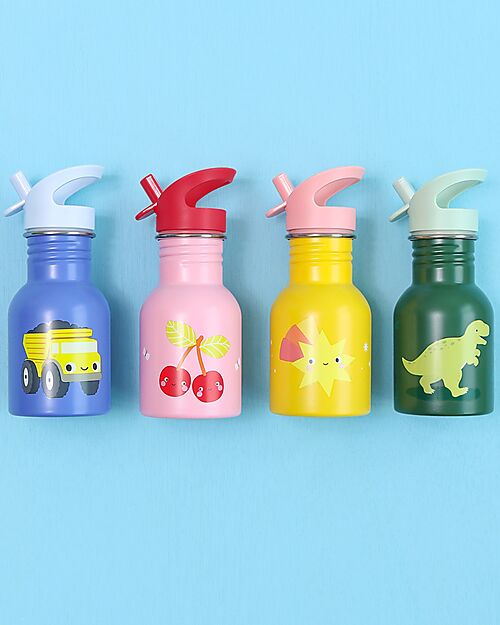 A Little Lovely Company Borraccia in Acciaio Inossidabile - 350 ml - Trattore Borracce non Termiche