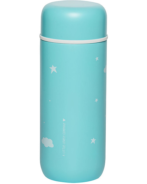 A Little Lovely Company Borraccia Termica in Acciaio Inossidabile, 200 ml - Nuvoletta Borracce Termiche